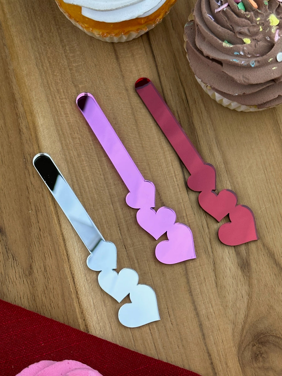 Engraved Valentine's Day Cakesicle/Popsicle Sticks (set of 12