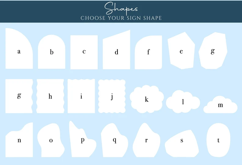 Stylish Simple Sign Print Your Custom Sign, Acrylic Minimalistic Sign, Create Your Own Sig ...