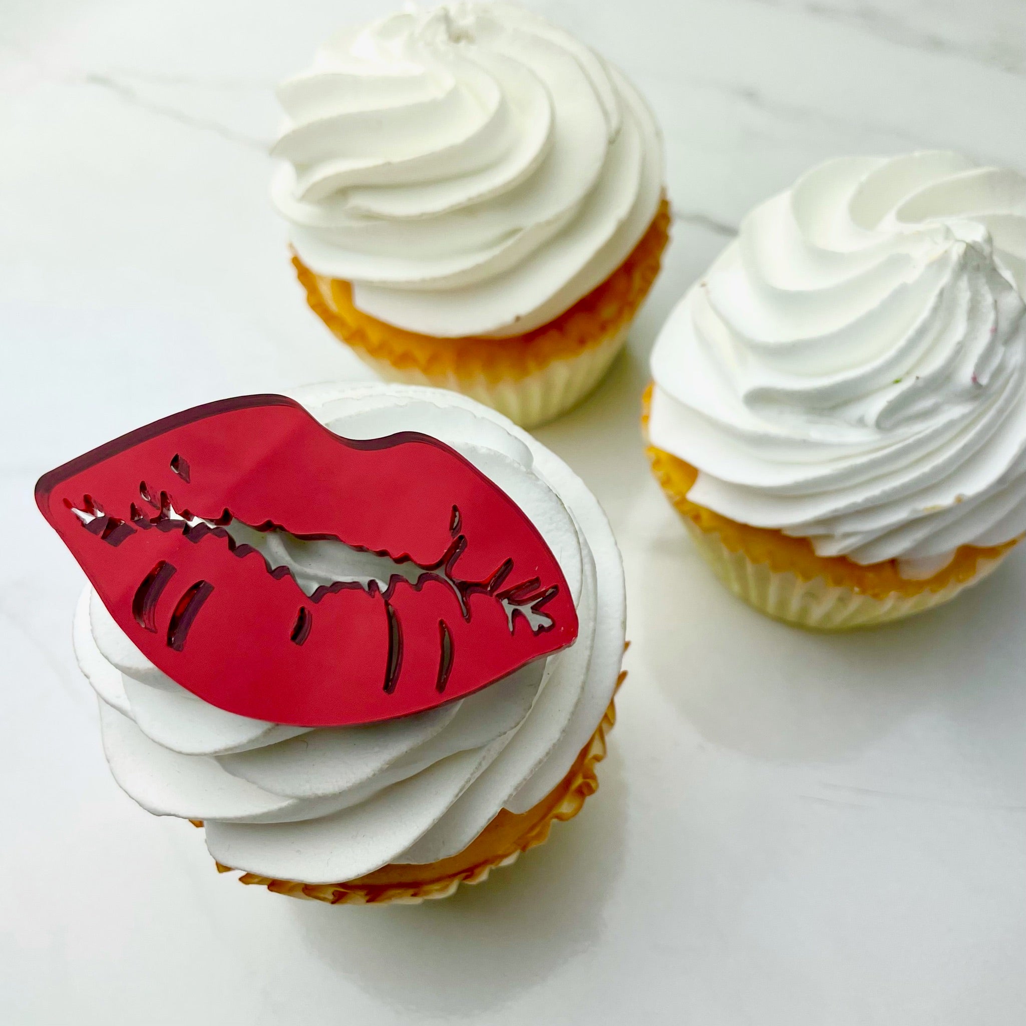 Philadelphia Flyers Logo Heart Love Cupcake Picks Toppers Decoration Set of  6