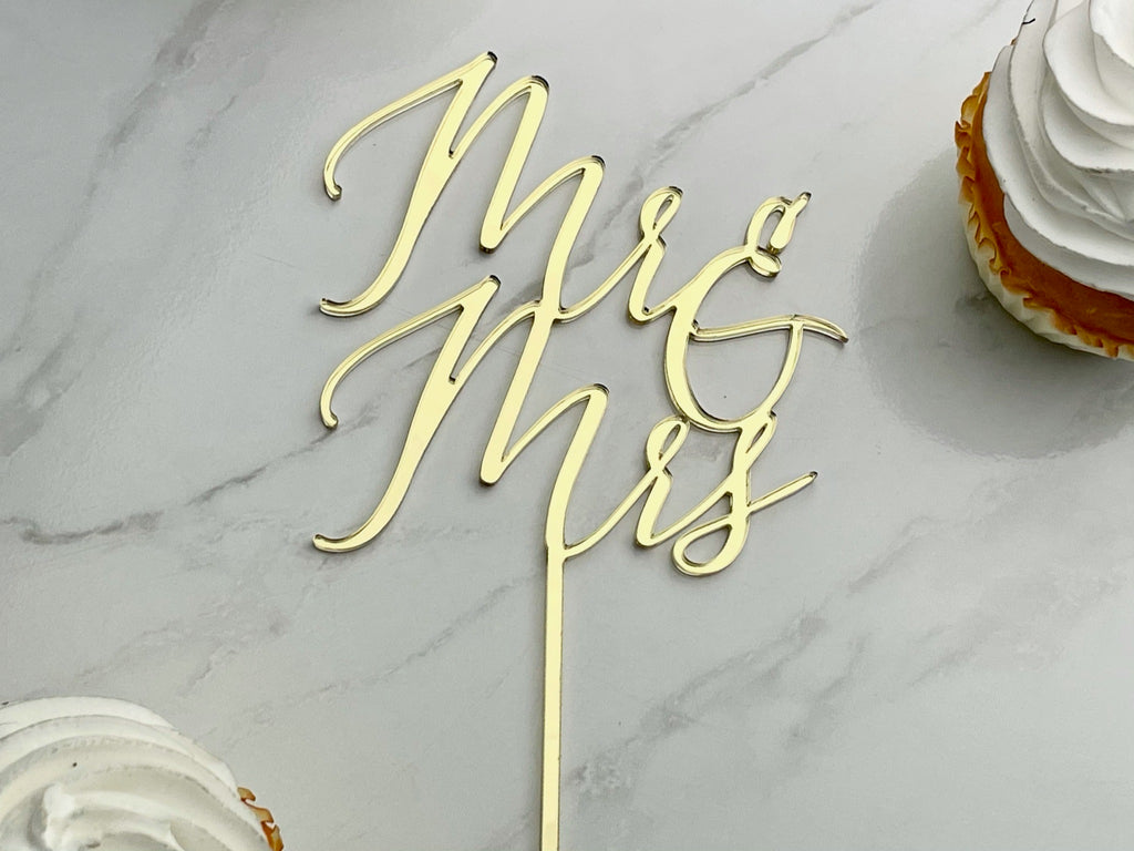 Custom Name Happy Birthday Cake Topper with Age, Cursive Font - Acryli –  Occasional Paper Cuts