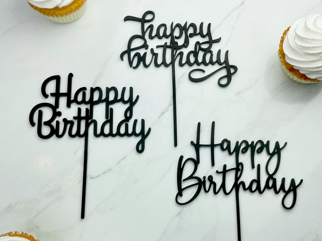 Occasional Paper Cuts: Happy Birthday Cake Toppers Collection