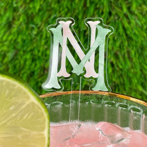 Print Your Wedding Crest or Monogram Acrylic Stir Sticks