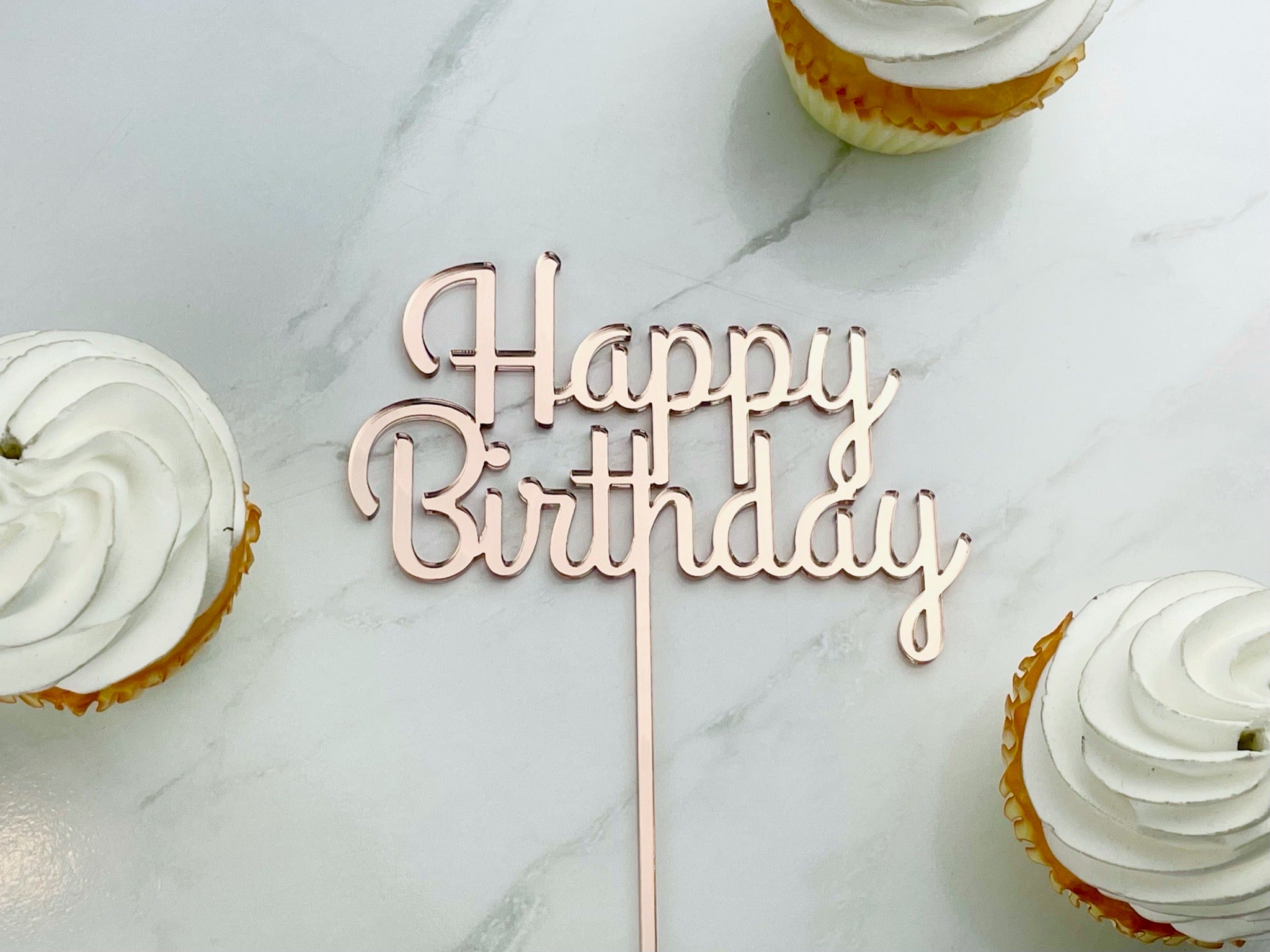 happy birthday style font
