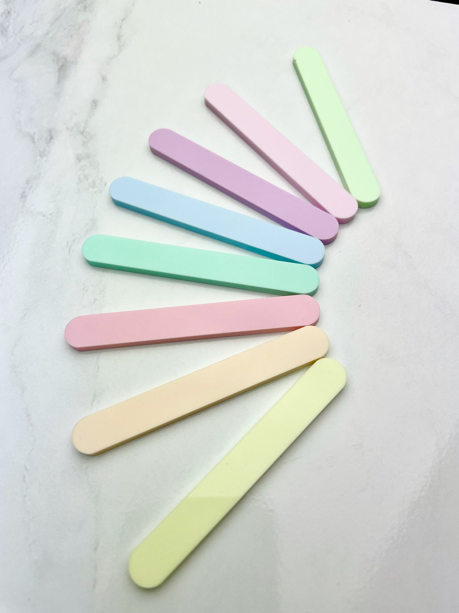 Reusable Pastel Acrylic Popsicle - Cakesicle Sticks - 12 pc - 48 pc –  Occasional Paper Cuts